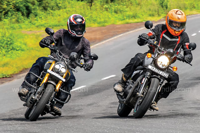 Royal Enfield Hunter 350 vs TVS Ronin comparison
